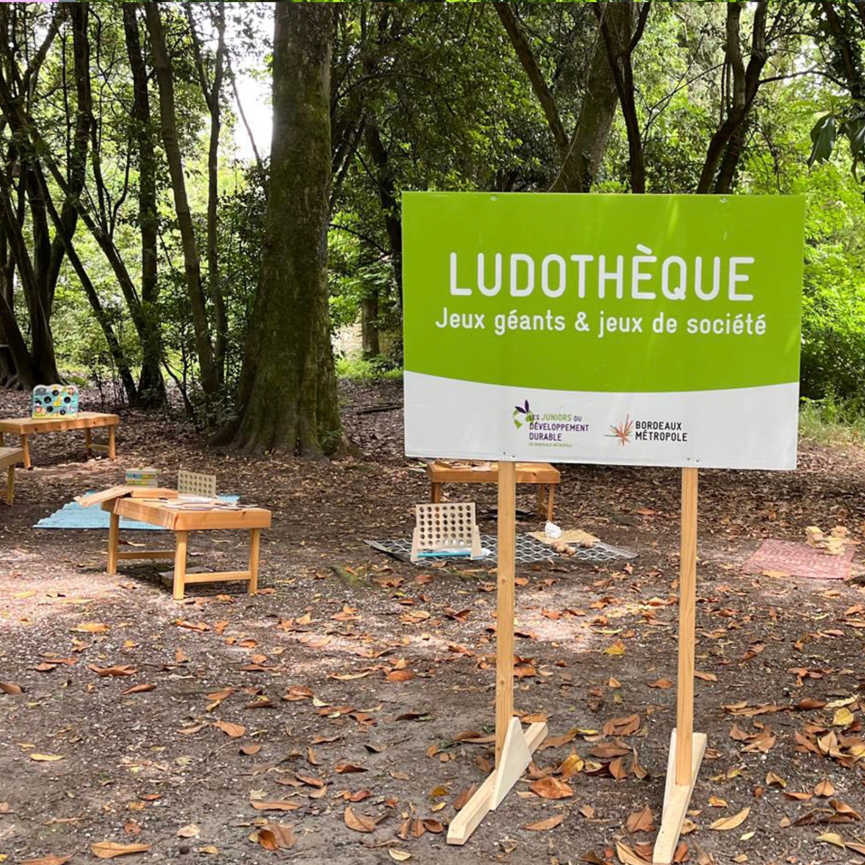 Ludothèque et jeux géants éco-conçus : aménagement d'espaces événementiels de loisirs durables par Kulte pour Bordeaux Métropole. - réalisé par Agence Kulte